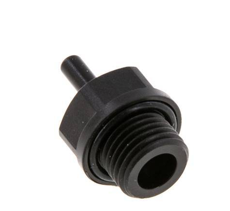 4mm x G1/4'' Steckverschraubung mit Außengewinde POM NBR [5 Stück]