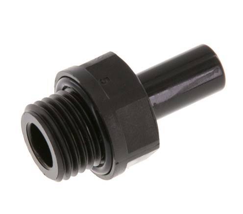 8mm x G1/4'' Steckverschraubung mit Außengewinde POM NBR [5 Stück]