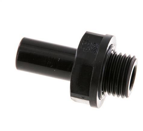 10mm x G1/4'' Steckverschraubung mit Außengewinde POM NBR [5 Stück]