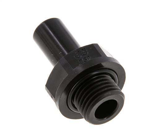 10mm x G1/4'' Steckverschraubung mit Außengewinde POM NBR [5 Stück]