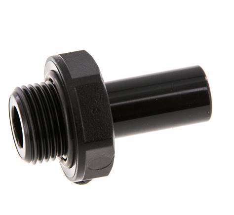 12mm x G3/8'' Steckverschraubung mit Außengewinde POM NBR [5 Stück]