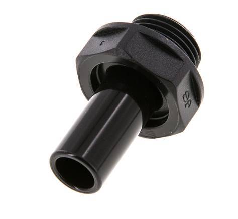 12mm x G3/8'' Steckverschraubung mit Außengewinde POM NBR [5 Stück]