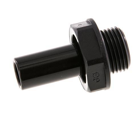 12mm x G3/8'' Steckverschraubung mit Außengewinde POM NBR [5 Stück]