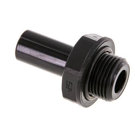 12mm x G3/8'' Steckverschraubung mit Außengewinde POM NBR [5 Stück]