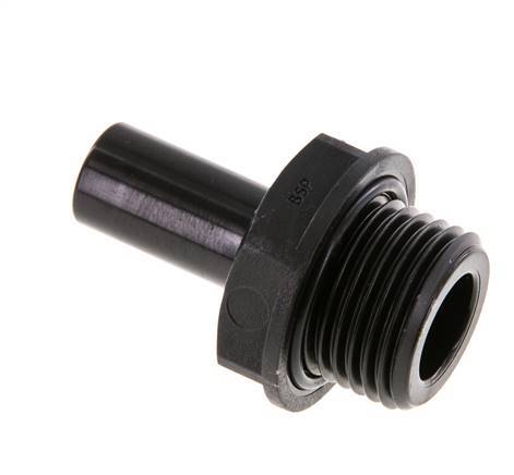 12mm x G1/2'' Steckverschraubung mit Außengewinde POM NBR [2 Stück]