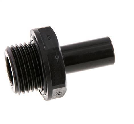 12mm x G1/2'' Steckverschraubung mit Außengewinde POM NBR [2 Stück]