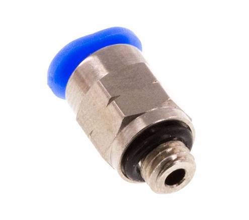 1/8'' x UNF 10-32 Push-in Fitting Brass/PBT NBR [5 Pieces]