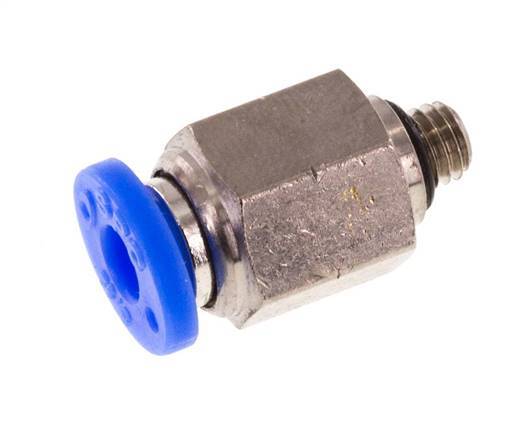 5/32'' x UNF 10-32 Einsteckverschraubung Messing/PBT NBR [5 Stück]