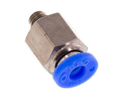 5/32'' x UNF 10-32 Einsteckverschraubung Messing/PBT NBR [5 Stück]