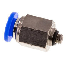1/4'' x UNF 10-32 Einsteckverschraubung Messing/PBT NBR [5 Stück]