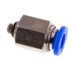 1/4'' x UNF 10-32 Push-in Fitting Brass/PBT NBR [5 Pieces]