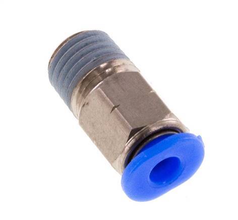 1/8'' x 1/16'' NPT-Steckverschraubung mit Außengewinde Messing/PBT NBR [5 Stück]