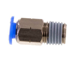 5/32'' x 1/16'' NPT-Steckverschraubung mit Außengewinde Messing/PBT NBR [5 Stück]