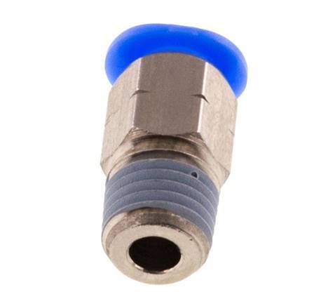 5/32'' x 1/16'' NPT-Steckverschraubung mit Außengewinde Messing/PBT NBR [5 Stück]