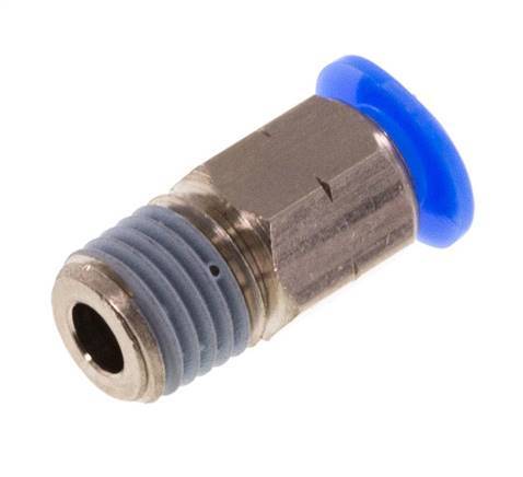 5/32'' x 1/16'' NPT-Steckverschraubung mit Außengewinde Messing/PBT NBR [5 Stück]