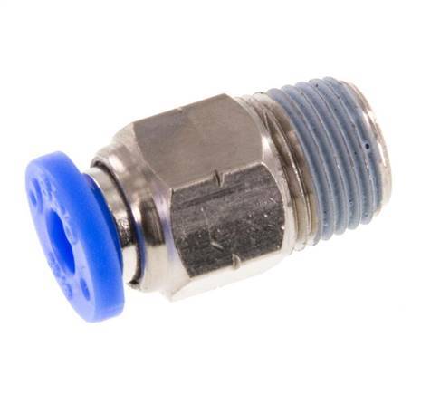 5/32'' x 1/8'' NPT Steckverschraubung mit Außengewinde Messing/PBT NBR [5 Stück]