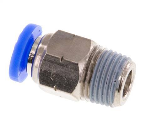 5/32'' x 1/8'' NPT Steckverschraubung mit Außengewinde Messing/PBT NBR [5 Stück]