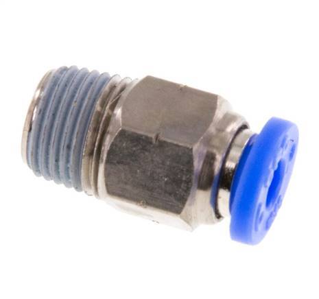 5/32'' x 1/8'' NPT Steckverschraubung mit Außengewinde Messing/PBT NBR [5 Stück]