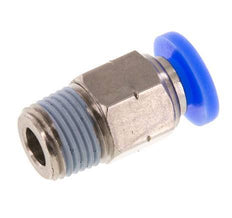 3/16'' x 1/8'' NPT Push-in Fitting with Male Threads Brass/PBT NBR [5 Pieces]