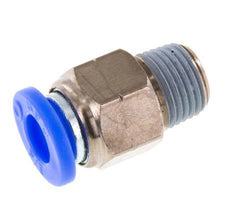 1/4'' x 1/8'' NPT Steckverschraubung mit Außengewinde Messing/PBT NBR [5 Stück]