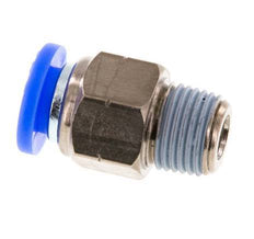 1/4'' x 1/8'' NPT Steckverschraubung mit Außengewinde Messing/PBT NBR [5 Stück]