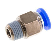 1/4'' x 1/8'' NPT Steckverschraubung mit Außengewinde Messing/PBT NBR [5 Stück]