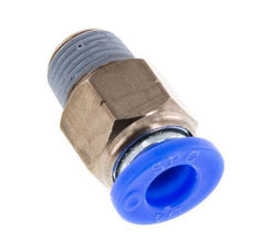 1/4'' x 1/8'' NPT Steckverschraubung mit Außengewinde Messing/PBT NBR [5 Stück]