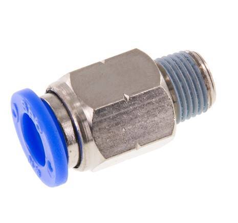 5/16'' x 1/8'' NPT Steckverschraubung mit Außengewinde Messing/PBT NBR [5 Stück]