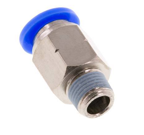 5/16'' x 1/8'' NPT Steckverschraubung mit Außengewinde Messing/PBT NBR [5 Stück]