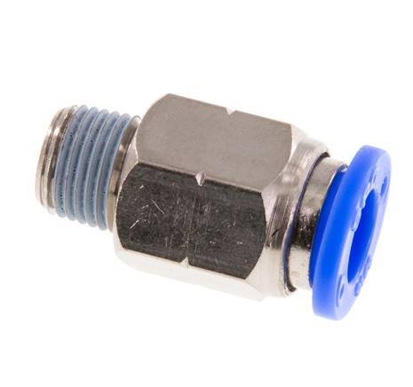 5/16'' x 1/8'' NPT Steckverschraubung mit Außengewinde Messing/PBT NBR [5 Stück]