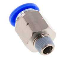 3/8'' x 1/8'' NPT Push-in Fitting with Male Threads Brass/PBT NBR [2 Pieces]