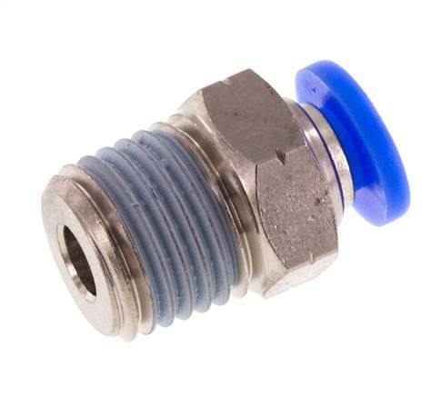 3/16'' x 1/4'' NPT Steckverschraubung mit Außengewinde Messing/PBT NBR [5 Stück]