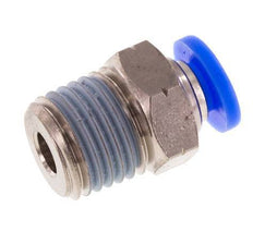3/16'' x 1/4'' NPT Steckverschraubung mit Außengewinde Messing/PBT NBR [5 Stück]