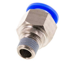 1/2'' x 1/4'' NPT Steckverschraubung mit Außengewinde Messing/PBT NBR [2 Stück]