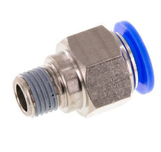 1/2'' x 1/4'' NPT Steckverschraubung mit Außengewinde Messing/PBT NBR [2 Stück]