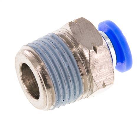 1/4'' x 3/8'' NPT Steckverschraubung mit Außengewinde Messing/PBT NBR [2 Stück]