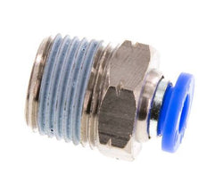 1/4'' x 3/8'' NPT Steckverschraubung mit Außengewinde Messing/PBT NBR [2 Stück]