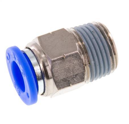 3/8'' x 3/8'' NPT-Steckverschraubung mit Außengewinde Messing/PBT NBR [2 Stück]