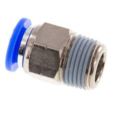 3/8'' x 3/8'' NPT-Steckverschraubung mit Außengewinde Messing/PBT NBR [2 Stück]