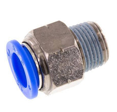 1/2'' x 3/8'' NPT Push-in Fitting with Male Threads Brass/PBT NBR [2 Pieces]