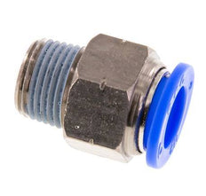 1/2'' x 3/8'' NPT Steckverschraubung mit Außengewinde Messing/PBT NBR [2 Stück]