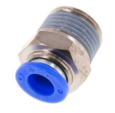 3/8'' x 1/2'' NPT-Steckverschraubung mit Außengewinde Messing/PBT NBR [2 Stück]