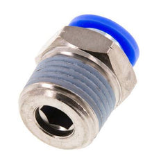 3/8'' x 1/2'' NPT-Steckverschraubung mit Außengewinde Messing/PBT NBR [2 Stück]