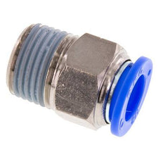 1/2'' x 1/2'' NPT-Steckverschraubung mit Außengewinde Messing/PBT NBR [2 Stück]