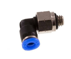 1/8'' x UNF 10-32 90deg Ellbogen Steckfitting Messing/PBT NBR drehbar [2 Stück]
