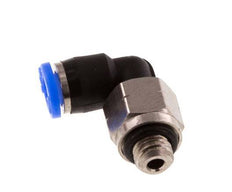 1/8'' x UNF 10-32 90deg Ellbogen Steckfitting Messing/PBT NBR drehbar [2 Stück]