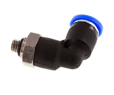 5/32'' x UNF 10-32 90-Grad-Winkel-Steckverschraubung Messing/PBT NBR drehbar [2 Stück]