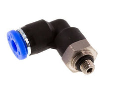 5/32'' x UNF 10-32 90-Grad-Winkel-Steckverschraubung Messing/PBT NBR drehbar [2 Stück]