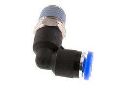 5/32'' x 1/8'' NPT 90-Grad-Steckverschraubung mit Außengewinde Messing/PBT NBR drehbar [2 Stück]