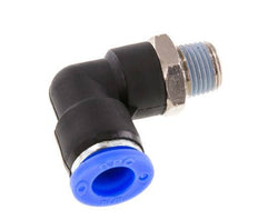 5/16'' x 1/8'' NPT 90-Grad-Steckverschraubung mit Außengewinde Messing/PBT NBR drehbar [2 Stück]